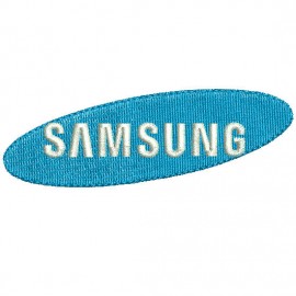 Matriz de bordado Logo Samsung