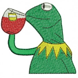 Matriz de bordado Kermit the Frog