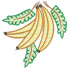 Matriz de bordado Banana 