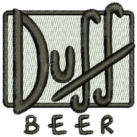 Matriz de bordado Duff Logomarca
