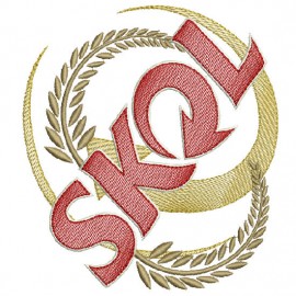 Matriz de bordado Skol Logomarca 002