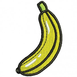 Matriz de bordado Banana 002