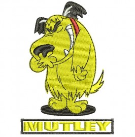 Matriz de bordado desenho Mutley