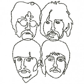 Matriz de bordado The Beatles